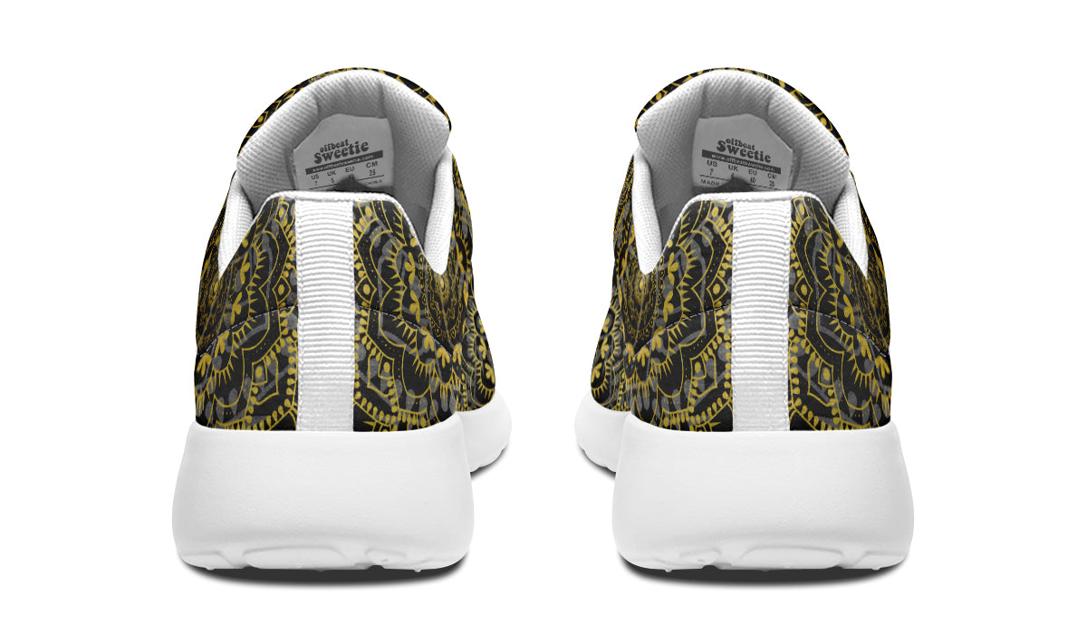 Golden Mandala Sneakers