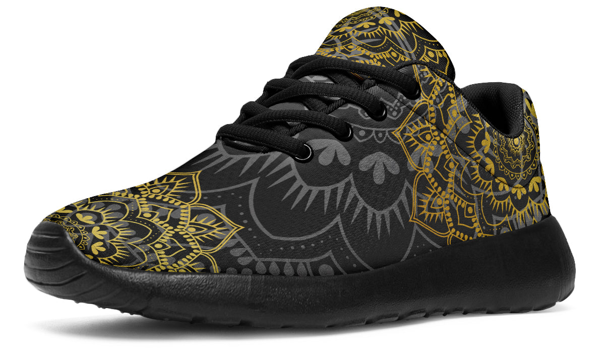 Golden Mandala Sneakers