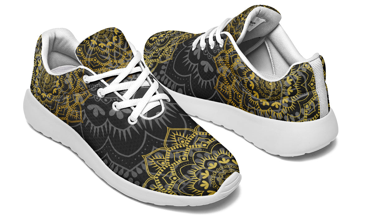 Golden Mandala Sneakers