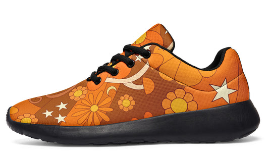 Molly's Mismatched Retro Daisies Sneakers