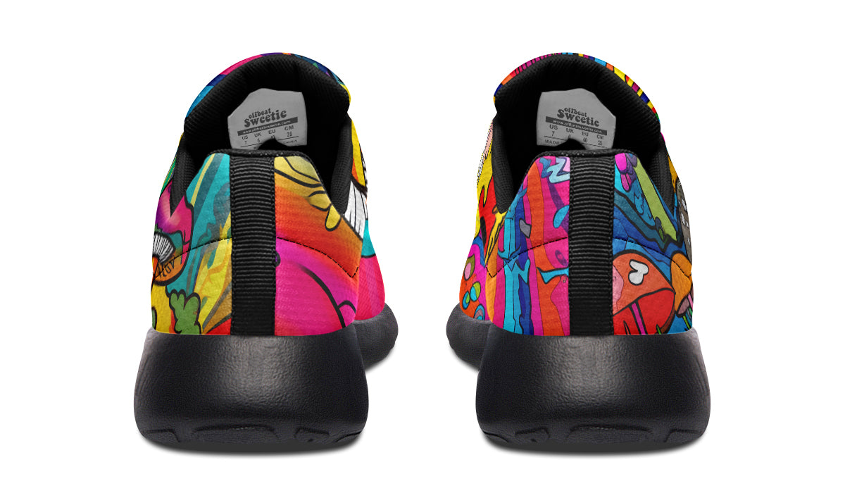 Psychedelic Mushies Sneakers