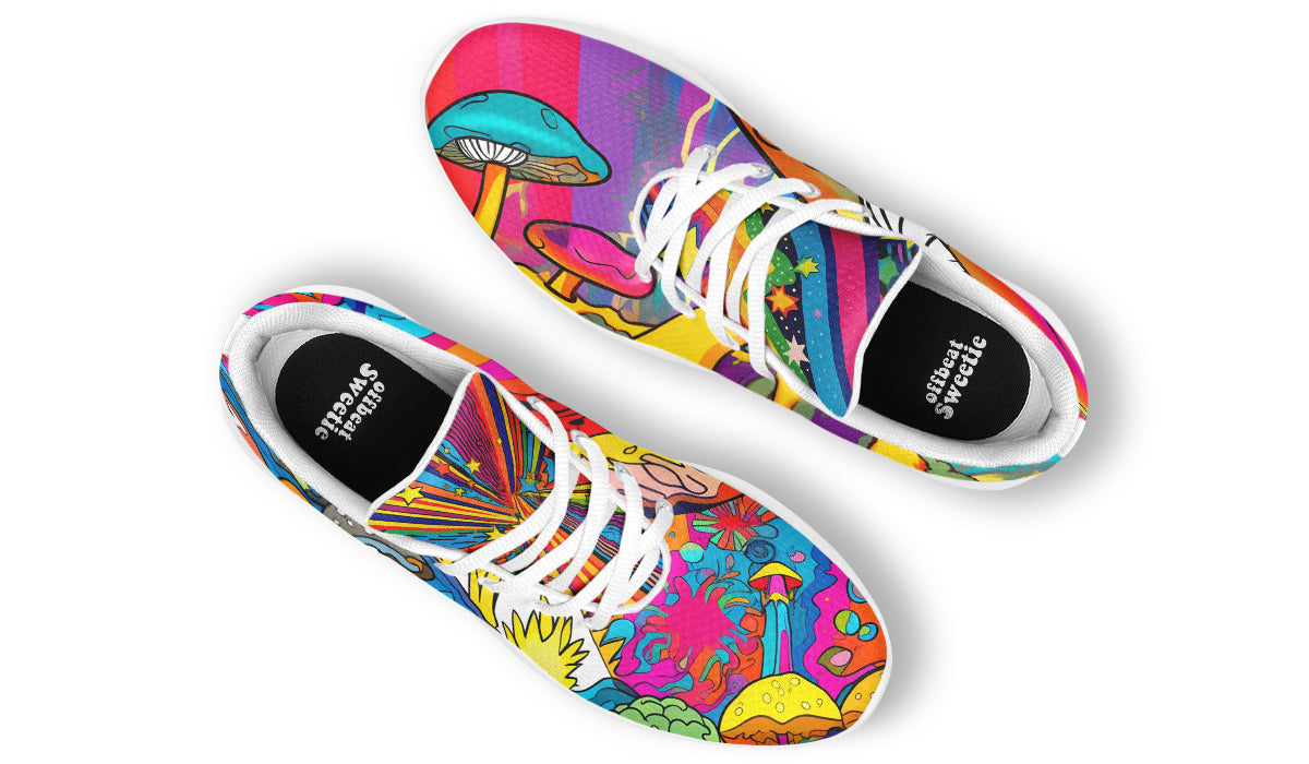 Psychedelic Mushies Sneakers