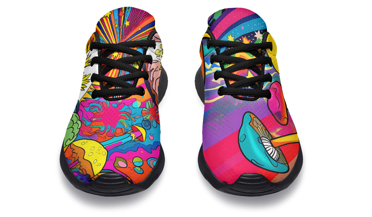 Psychedelic Mushies Sneakers