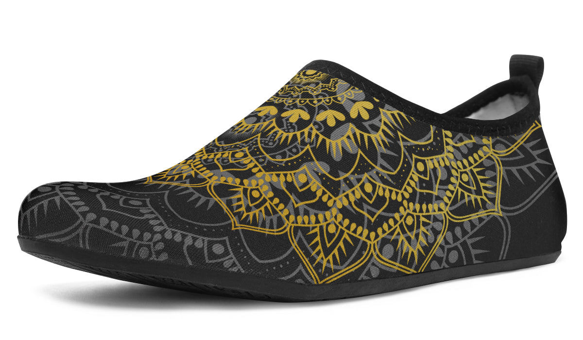 Golden Mandala Water Shoes