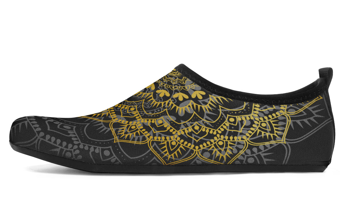 Golden Mandala Water Shoes