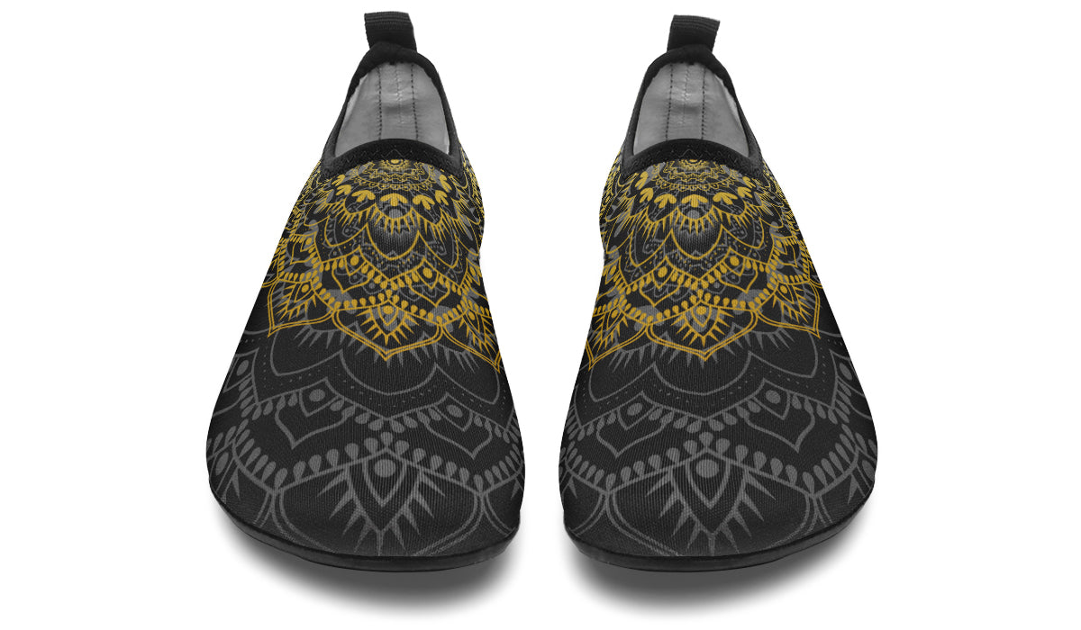 Golden Mandala Water Shoes