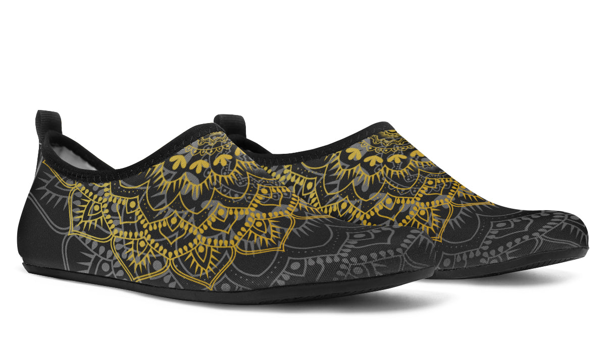 Golden Mandala Water Shoes