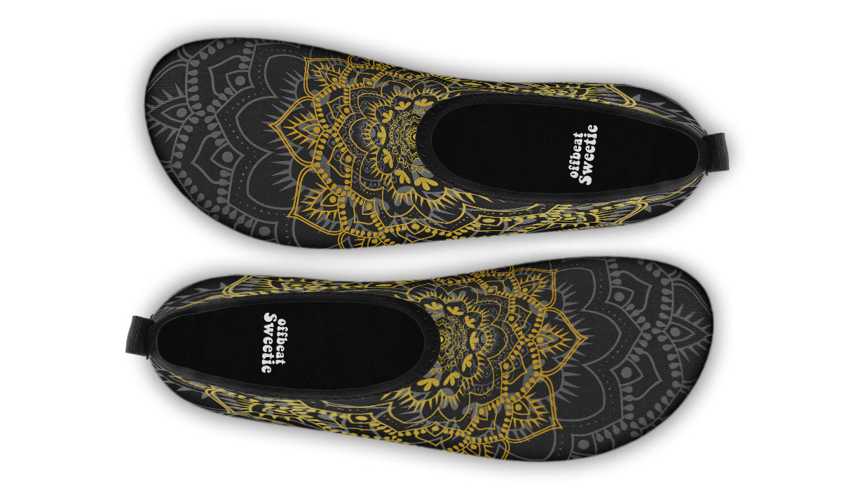 Golden Mandala Water Shoes