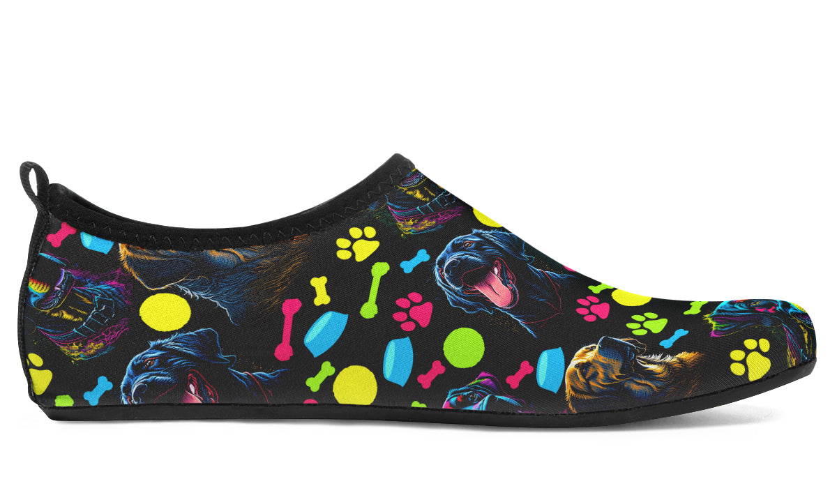 Neon Dogs Water Shoes