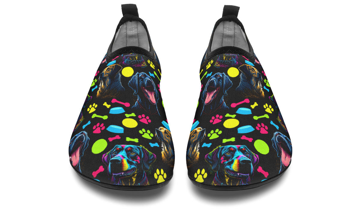 Neon Dogs Water Shoes