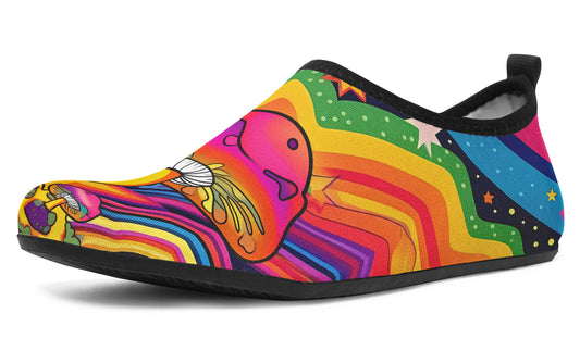 Psychedelic Mushies Water Shoes