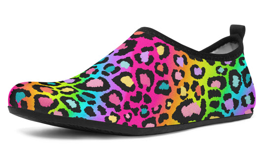 Rainbow Leopard Water Shoes