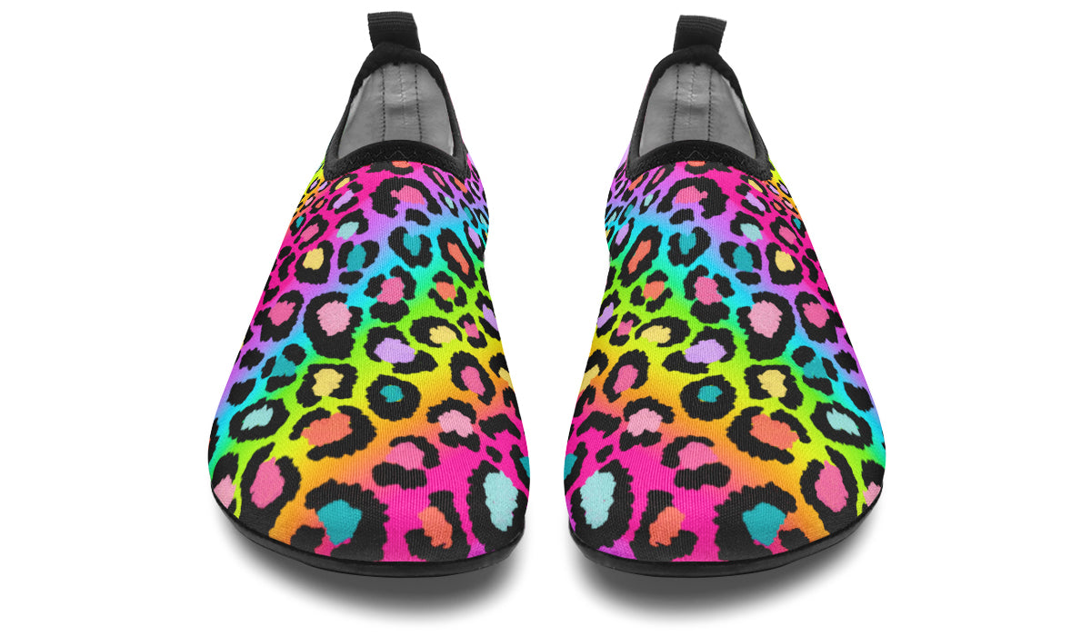 Rainbow Leopard Water Shoes