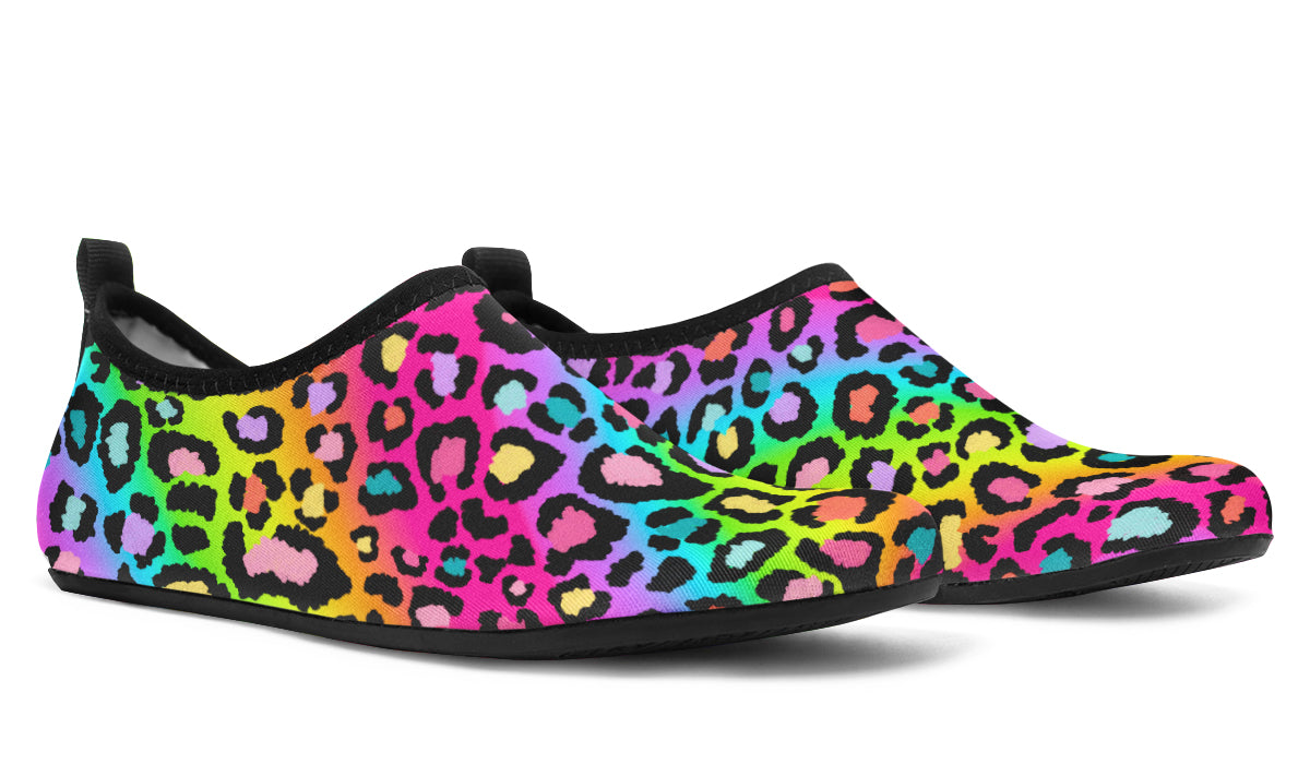 Rainbow Leopard Water Shoes