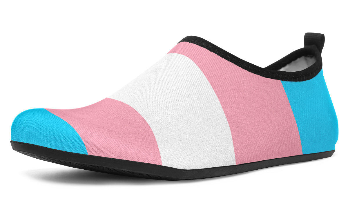 Trans Flag Water Shoes