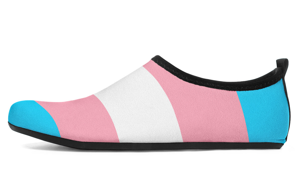 Trans Flag Water Shoes