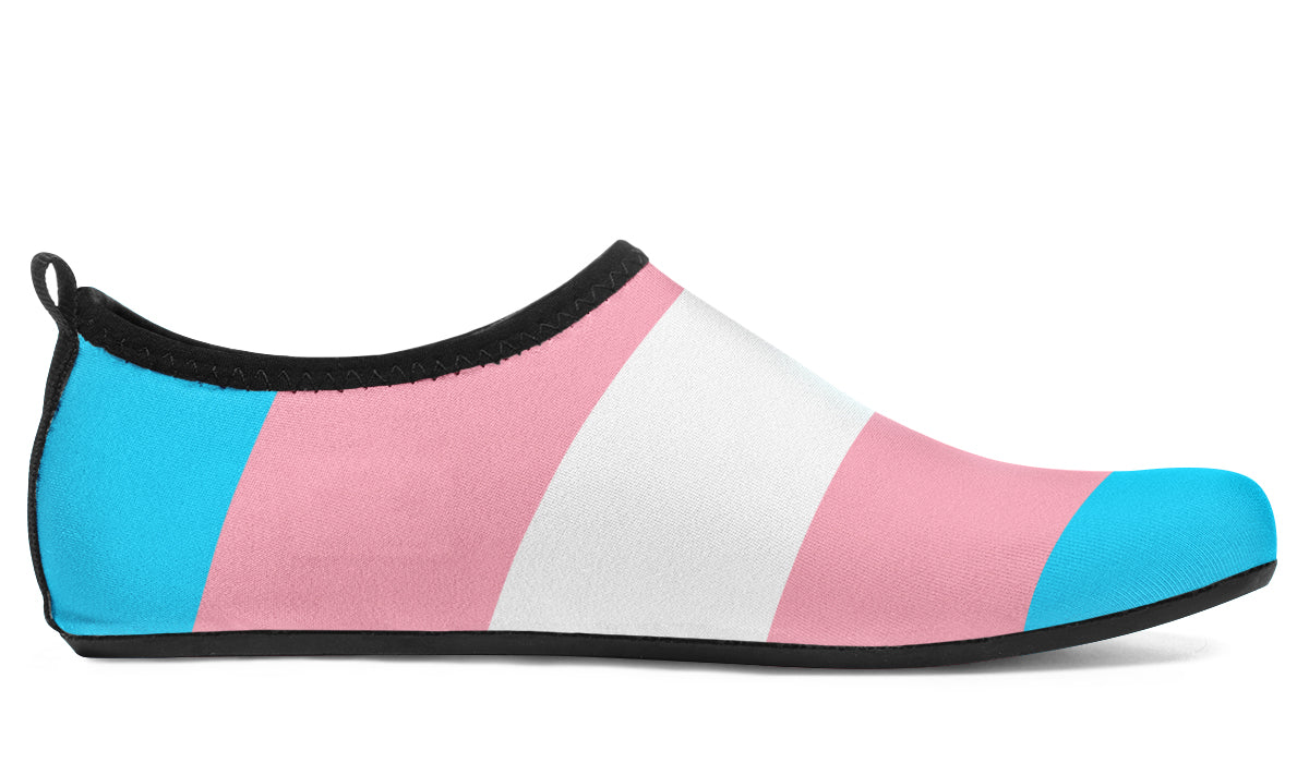 Trans Flag Water Shoes