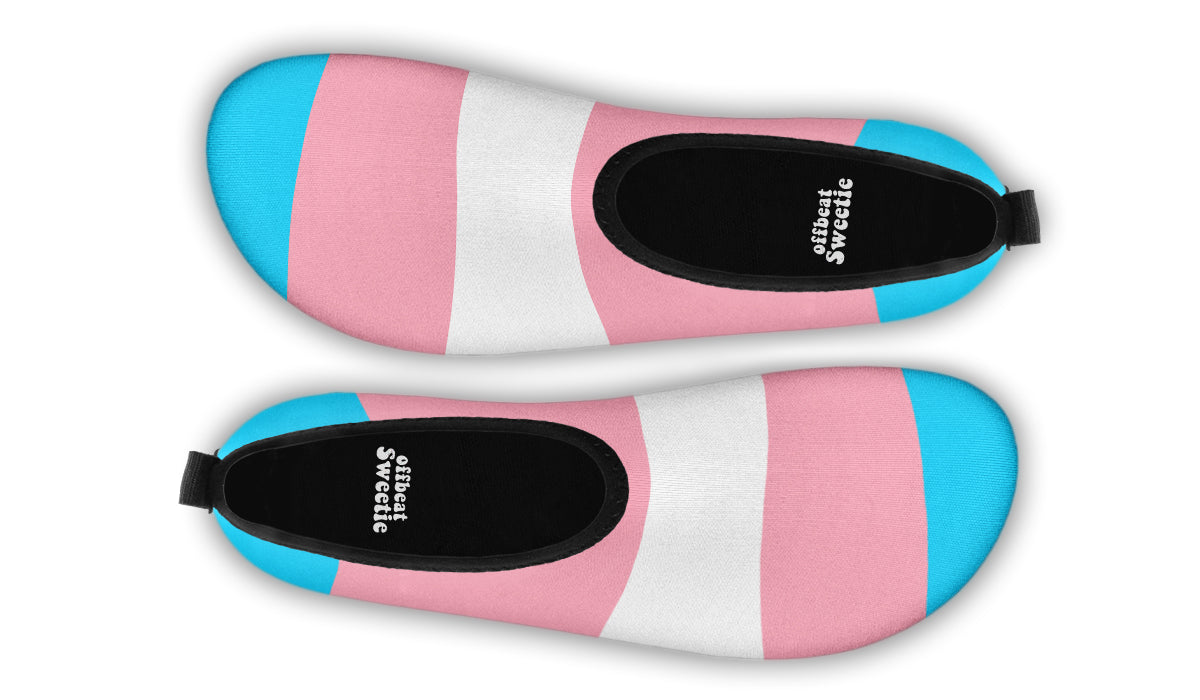 Trans Flag Water Shoes