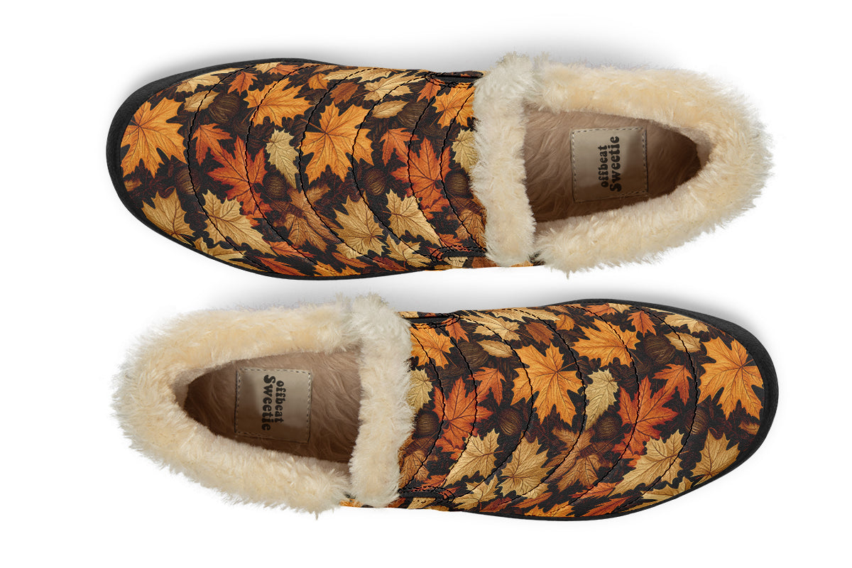 Autumn Leaves Winter Shoes