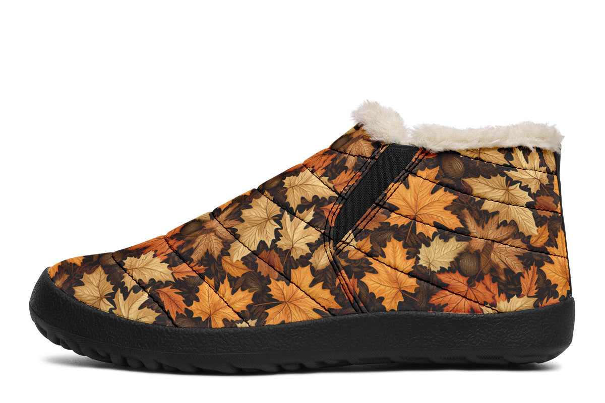 Autumn Leaves Winter Shoes