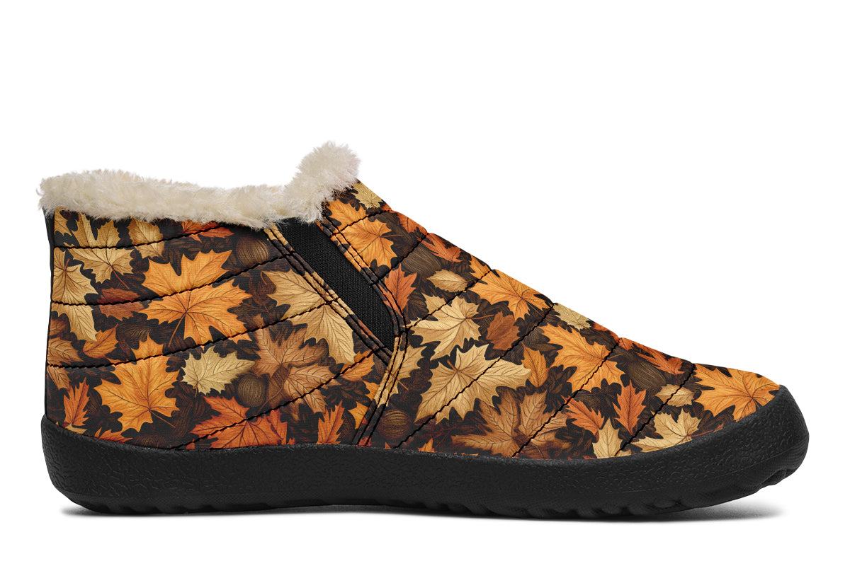 Autumn Leaves Winter Shoes