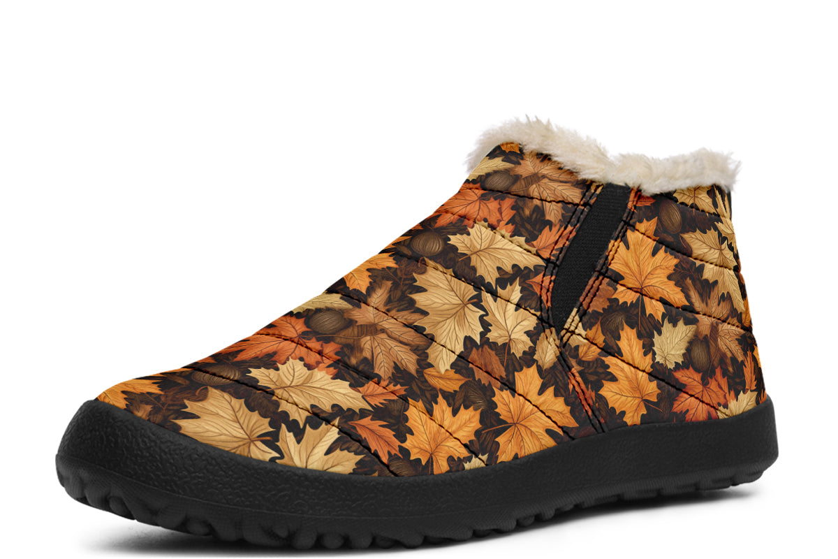 Autumn Leaves Winter Shoes