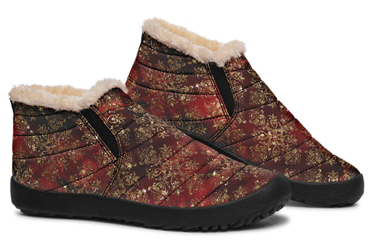 Christmas Wrapping Paper Winter Shoes