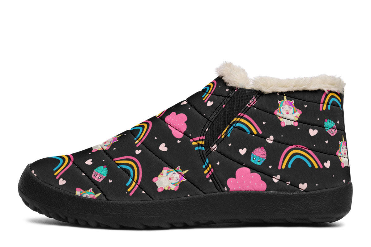 Cutesy Unicorns Winter Shoes