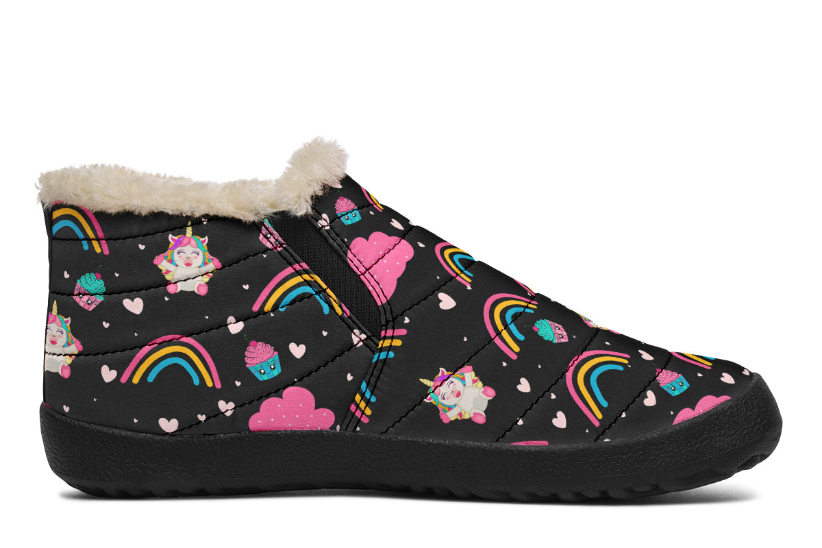 Cutesy Unicorns Winter Shoes