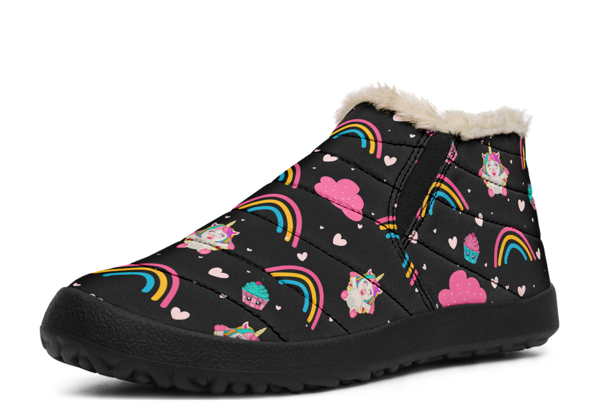 Cutesy Unicorns Winter Shoes