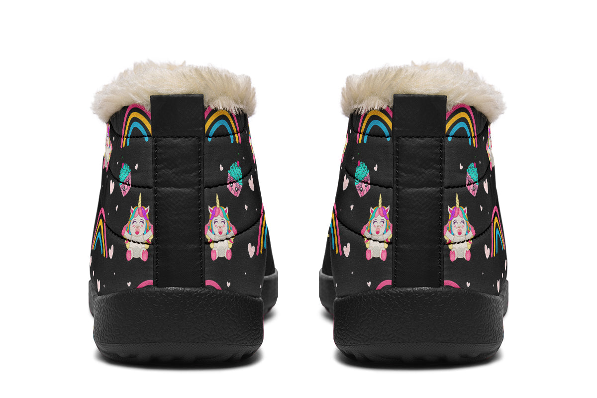 Cutesy Unicorns Winter Shoes