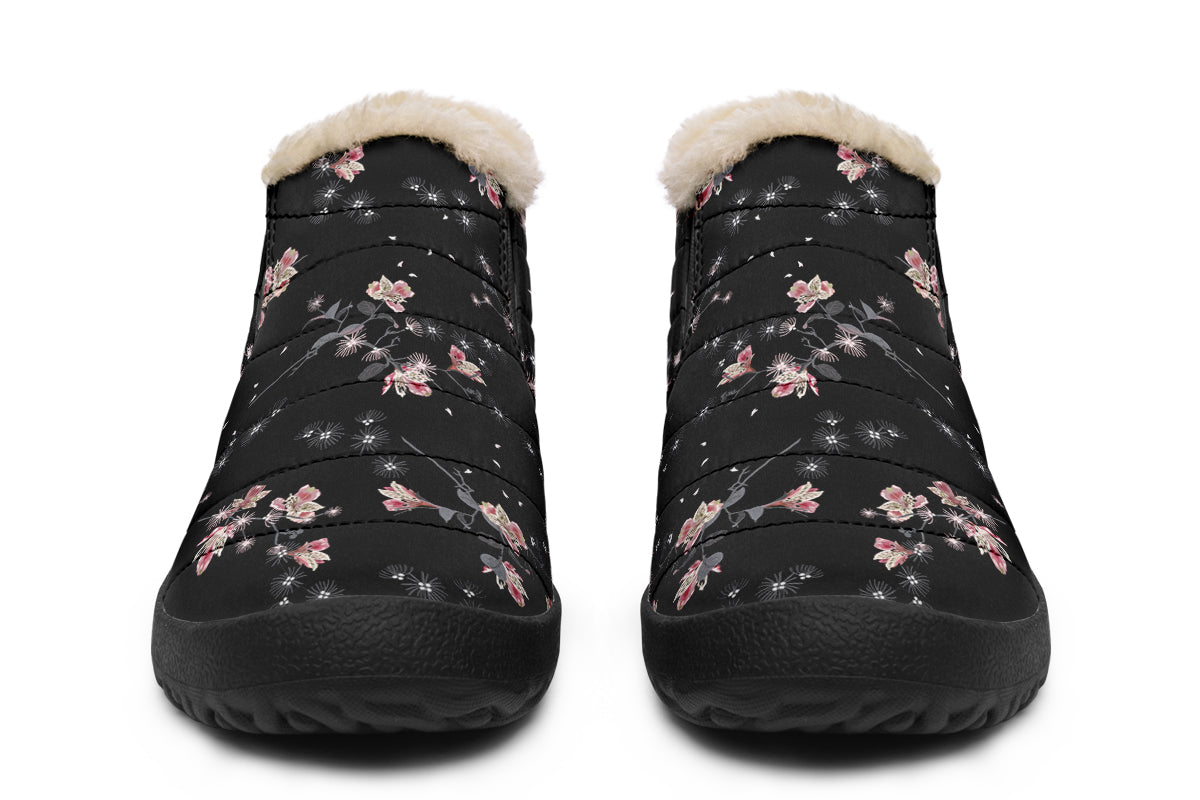 Night Garden Winter Shoes