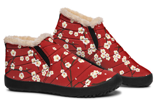 Plum Blossoms Winter Shoes