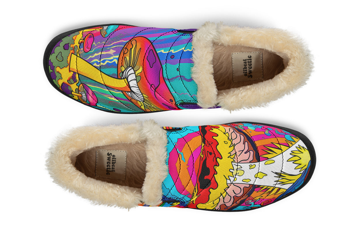 Psychedelic Mushies Winter Shoes