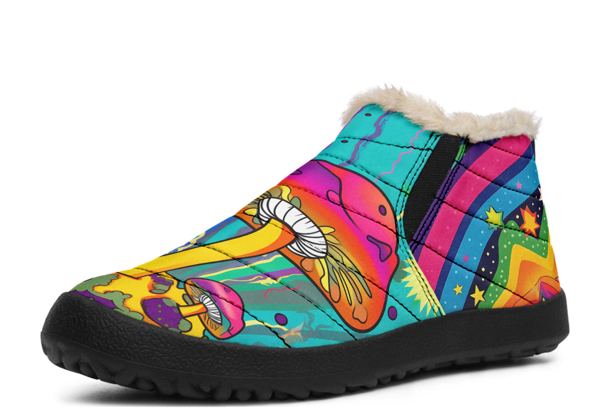 Psychedelic Mushies Winter Shoes