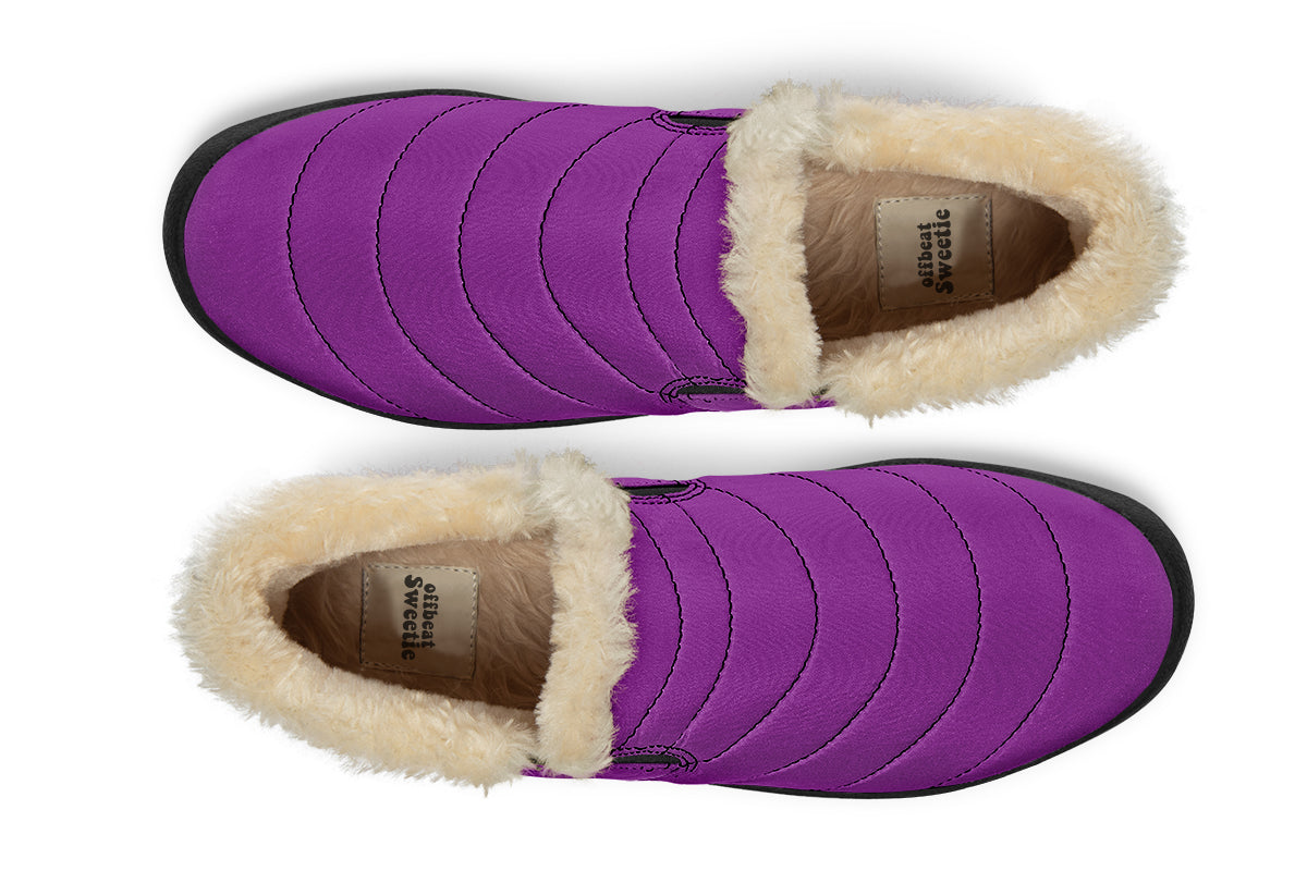 Purple Reign Winter Shoes