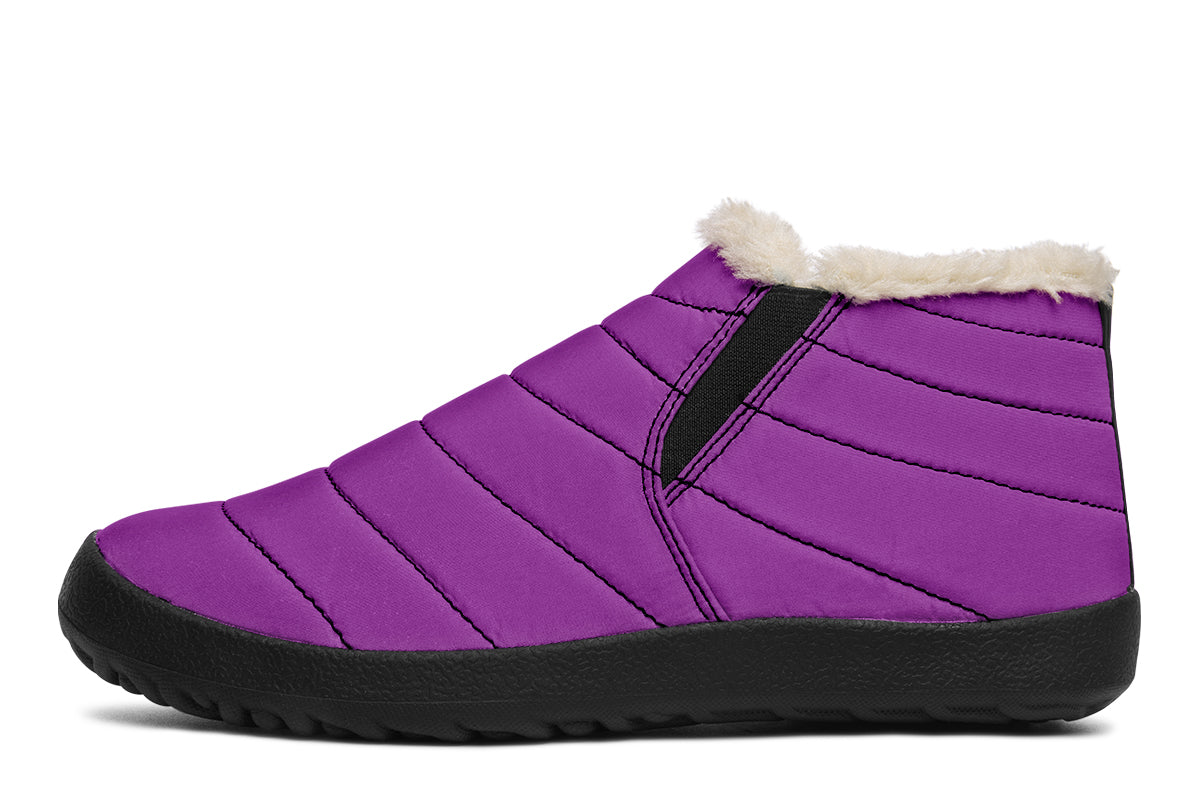 Purple Reign Winter Shoes