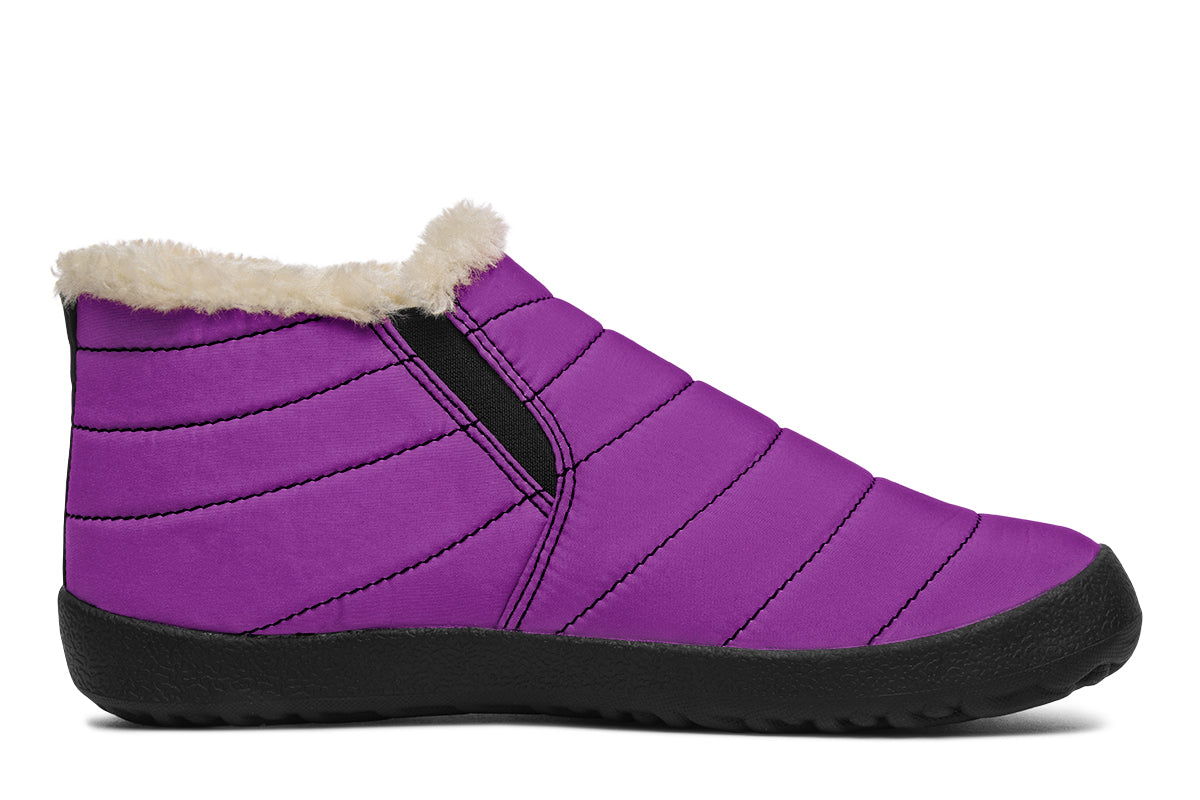 Purple Reign Winter Shoes