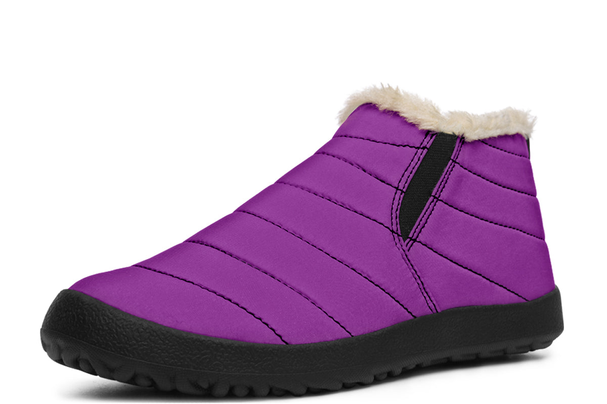 Purple Reign Winter Shoes