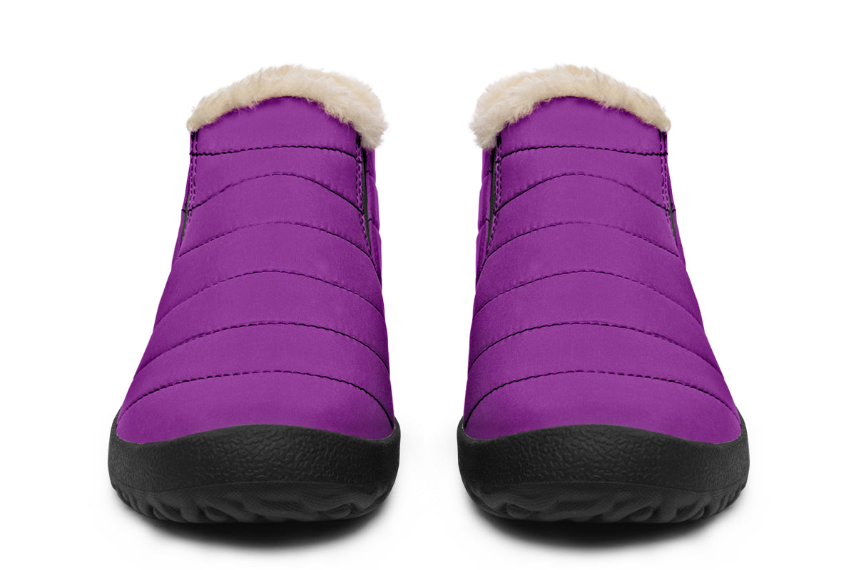 Purple Reign Winter Shoes