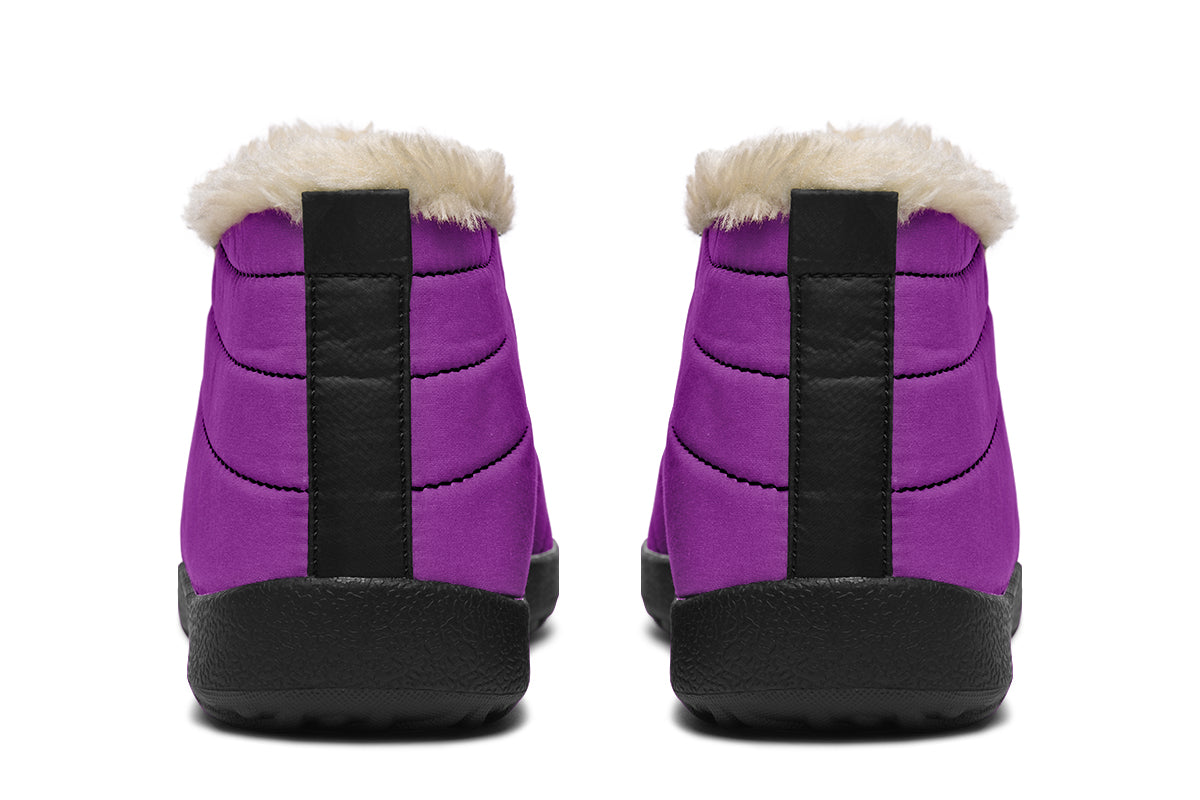 Purple Reign Winter Shoes