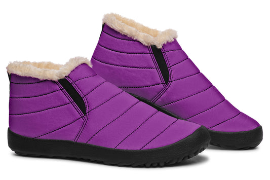 Purple Reign Winter Shoes