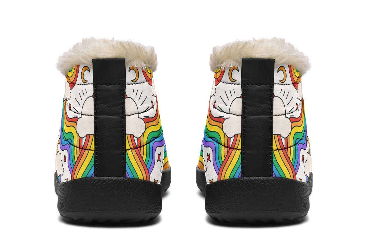 Rainbow Dreams Winter Shoes