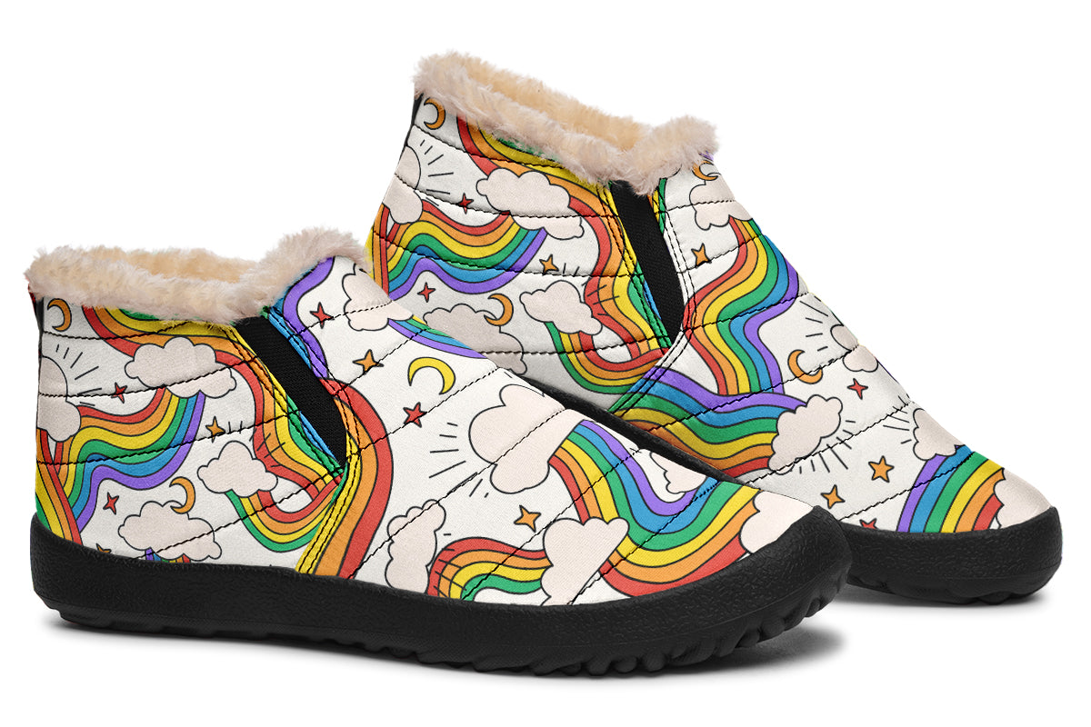 Rainbow Dreams Winter Shoes