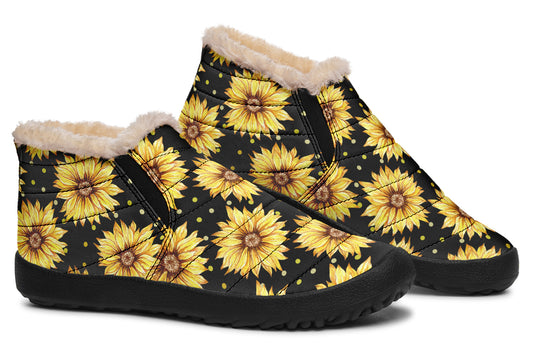 Sunflowers Winter Shoes