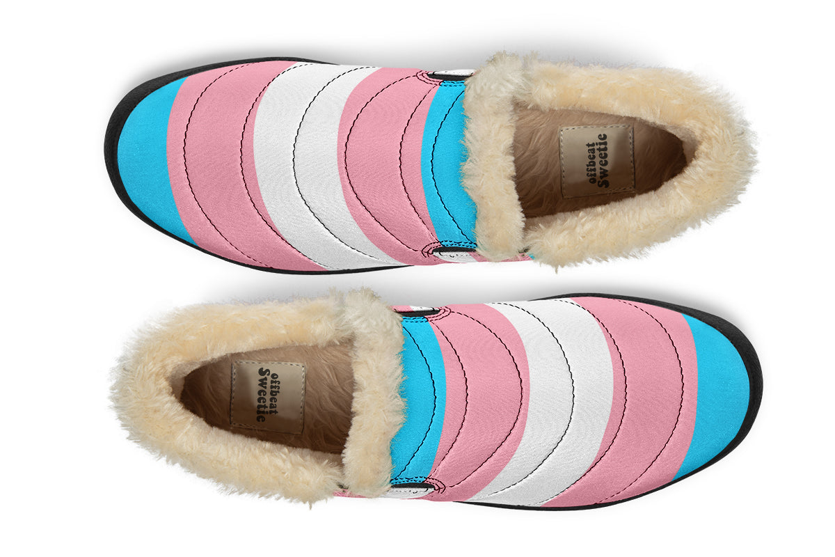 Trans Flag Winter Shoes