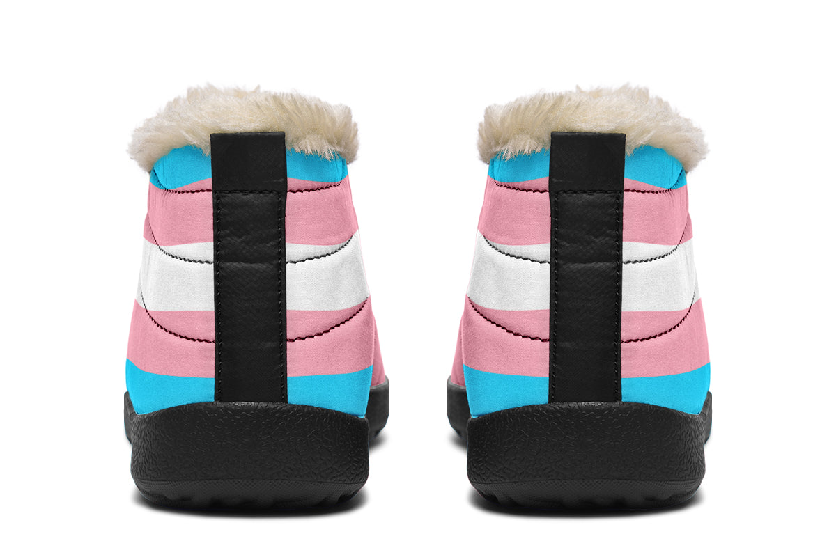 Trans Flag Winter Shoes