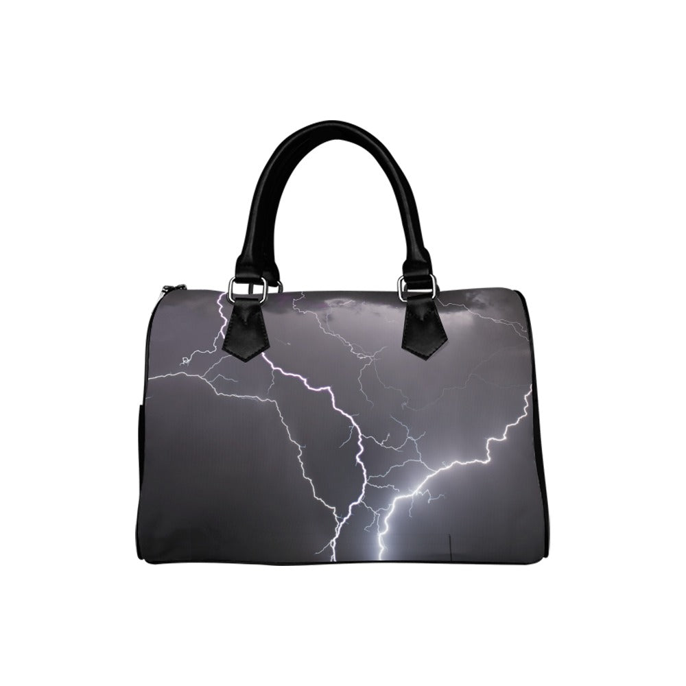 Lightning Crashes Boston Handbag