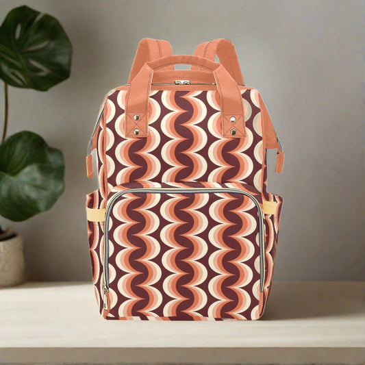 Groovy Waves Multi-Function Backpack