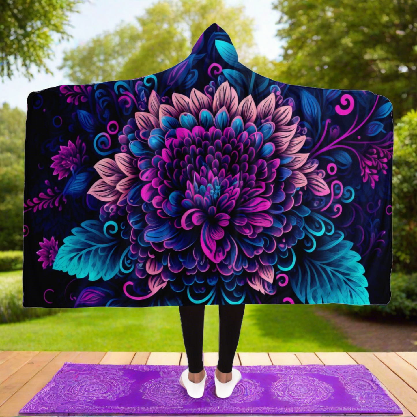 Secret Garden Hooded Blanket